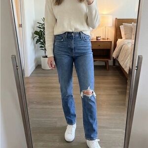 Abercrombie & Fitch Blue Straight Leg Jeans